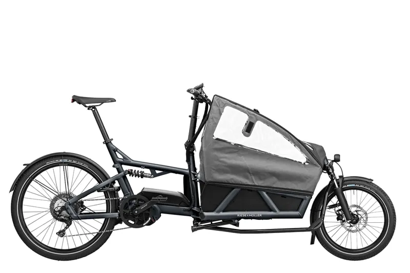 Riese and Muller Load 60 Vario Electric Bike Tundra Grey Matt-1